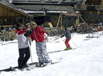 Skieinkehr auf der Herzlalm