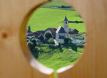 Balkon Aussicht auf Platten